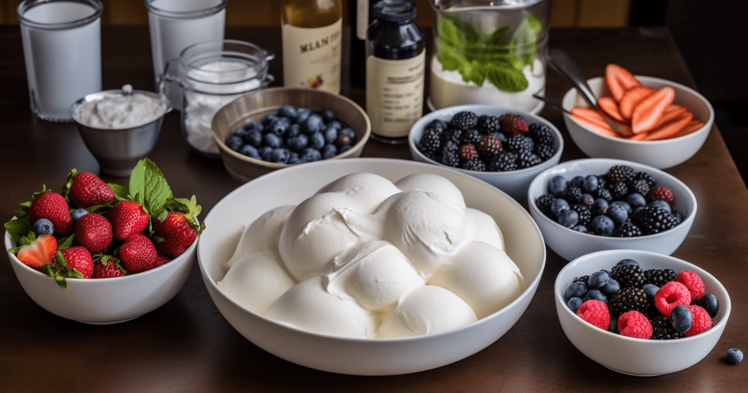 Delicious Mini Pavlovas with Vanilla Whipped Cream and Berries ...