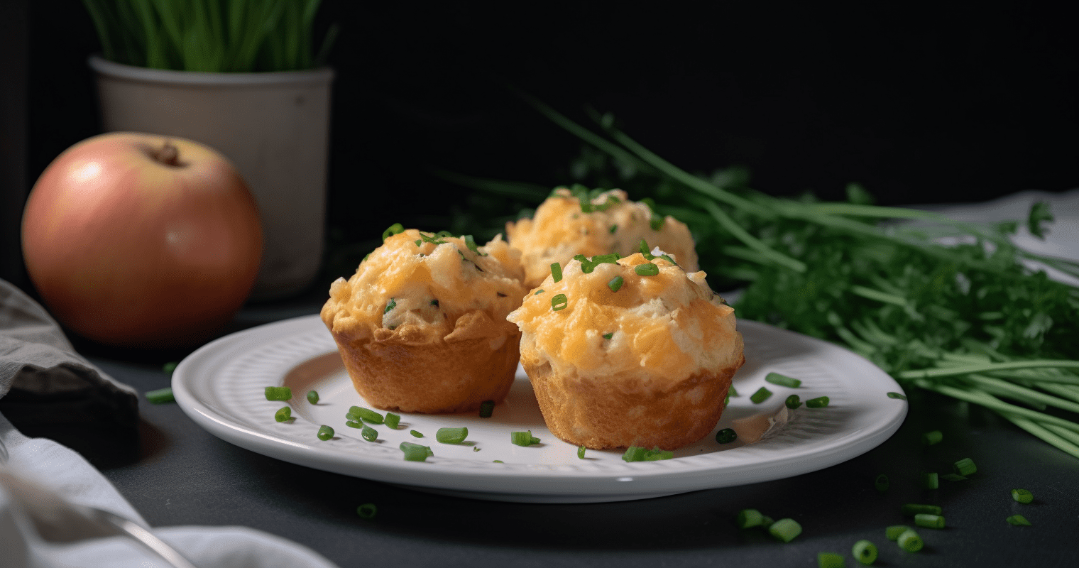 Savory and Sweet: Indulge in Cheddar Apple Muffins with a Tangy Twist ...